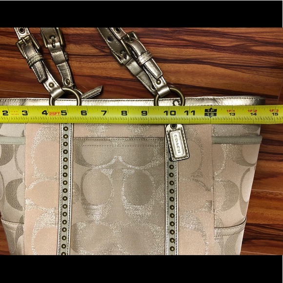 NWOT Gorgeous Coach Handbag Gold/Brass (Nordstrom) - Picture 8 of 8